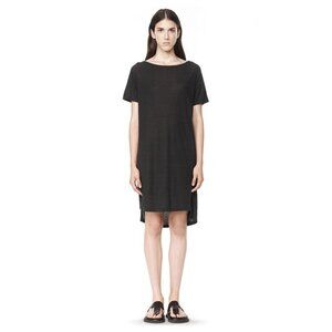 T Alexander Wang Boat Neck T-Shirt Dress in Black - sz Small